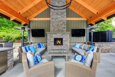image of an outdoor living area