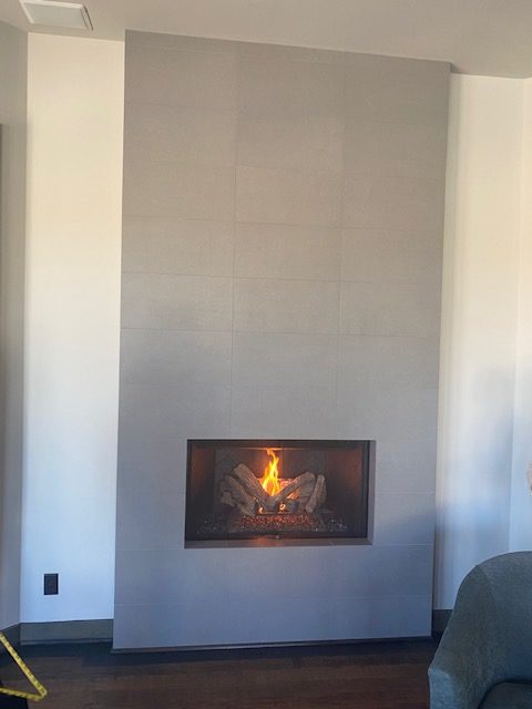New Fireplace added by Energy Construction